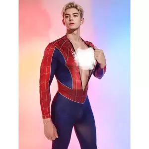 스파이더맨 코스프레 히어로 의류 파티복 의상 잠옷