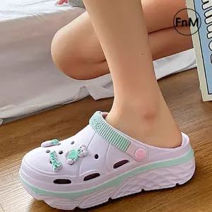 여성 아쿠아 샌들 통굽 EVA 슬리퍼 비치 물놀이 여름신발