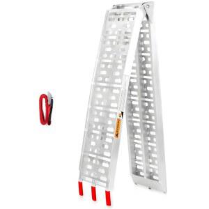 벤다브 알루미늄 모터사이클 램프 u2013 7.5피트, 750파운드 용량, 더트 바이크, ATV, 잔디 깎는 기계, 픽업 트럭(89인치 L x 12인치 W, 1대)을 위한 로드 스트랩