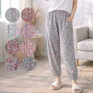 [모든GO]인견 9부바지 여름 쿨링팬츠 밴딩 주머니 시보리 홈웨어 이지웨어