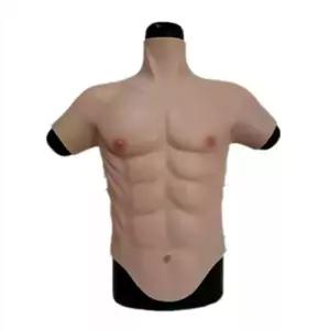 가짜 근육 조끼형 코스튬 의상 특수분장 몸짱슈트 복근