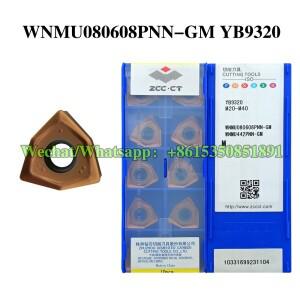 ZCC CT WNMU 080608 PNN-GM YBD152 YBM253 YB9320 YBG205H 인덱서블 스레딩 카바이드 인서트 CNC 절삭 공구