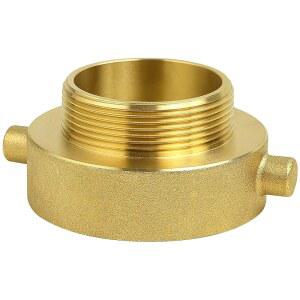 노비노 소화전 호스 어댑터 2-1/2인치 NST / 여성 x 2인치 NPT 남성, 황동 어댑터를 정원 호스에 연결합니다