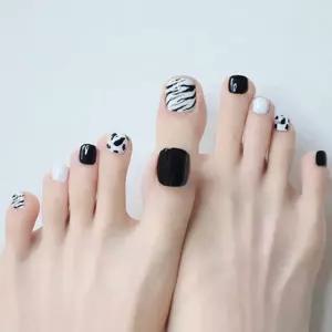 간편 셀프 큐디 페디큐어 발가락 24개입 발톱네일 패디네일