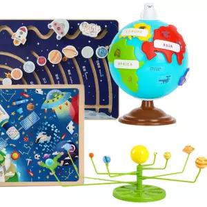 어린이집 지구 우주공부 지구본 퍼즐세트 교실 아동센타
