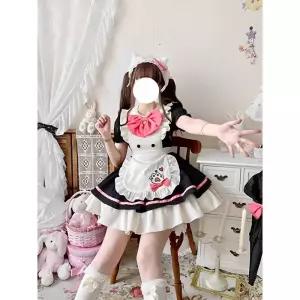 메이드복 코스프레 컨셉 남자 여성 세트 파티복 졸업