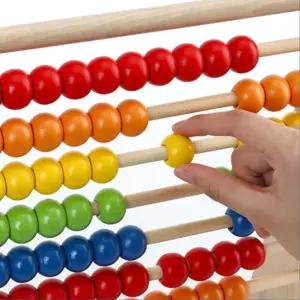 칼라구슬옮기기 스텐딩 원목 수세기판 키즈카페 아기공부