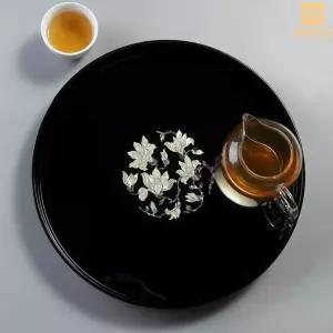 테이블 다용도 다과상 원형 밥상 식탁 미니 자개상 술상 옛날 감성 접이식