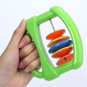 아기 잡기편한 네모모양 흔들기놀이 탬버린 유치부 키카