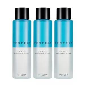 스킨관리 [미샤] 퍼펙트 립앤아이 리무버 155ml 3개 구성