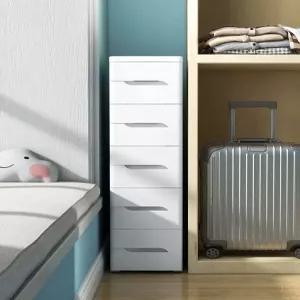 틈새 서랍장 슬림 틈새서랍장 플라스틱 20cm 폭좁은 어반 이동식 투명 좁은 서랍 안방