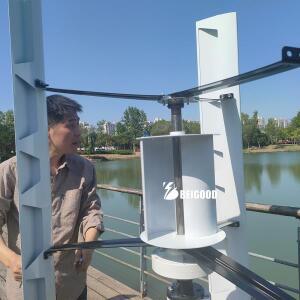 8000W 수직 풍력 터빈 휴대용 풍력 발전기 키트 가정용 터빈 발전기 8000W 5KW 48V 용 풍력 발전기