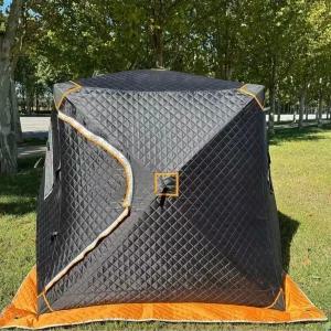 원터치 겨울 빙어 낚시 텐트 바람막이 얼음 누빔텐트