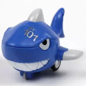 상어 변신 푸시카 2개 변신로봇장난감 어린이조립장난감 상어미니카