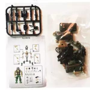 군인 피규어 블록시리즈 4개 군인피규어 블록만들기 어린이장난감