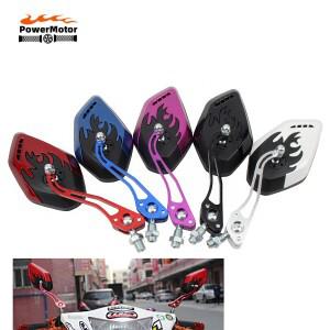 범용 바이크 오토바이 스쿠터 백미러 360 ° 회전 모토 튜닝 예비 부품