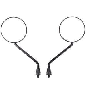 바이크 오토바이 원형 사이드 백미러 전자 자전거 스쿠터  호환 가와사키 스즈키용 10mm 8mm