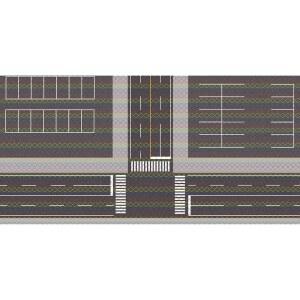 디오라마 2차선/교차로 베이스