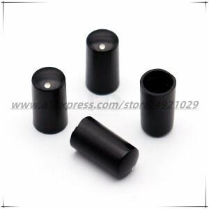 10PCS 7 5X14MM 5 6MM 톱니 구멍 모자 표준 매칭 전위차계 검정색 14MM 손잡이 모양의