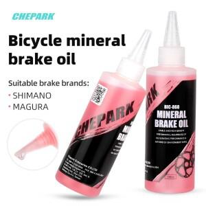 CHEPARK 120ml 자전거 브레이크 오일 미네랄 시스템 유압  마구라 용