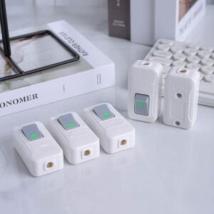 1PCS 보트 모양 스위치 미니 소형 소형 로커 버튼 배선 흰색 손 핀치 침대 옆 소형 기기 푸시 818