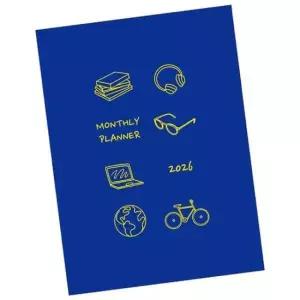 [문구] 날짜형 심플 플래너 2026 연간 스케줄 다이어리 1P 월간 계획표