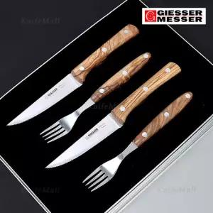 기셀 스테이크 커트러리 4P세트 9750 o (올리브나무)