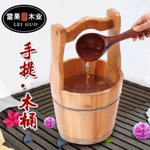 고로쇠물통 편백나무 말통 양동이 우드 소품 전통