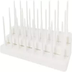 리버런 플라이 타이잉 스레드 스풀 스탠드 자연 목재 스테이션 수제 여행