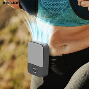 미니 USB 충전식 휴대용 야외 목 허리 걸이식 작업 클립 여행 스포츠 소형 선풍기