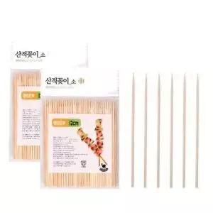 [콩심팥심]대나무 꼬치 꽂이 떡꼬치 과일 오뎅 꼬챙이 바비큐용