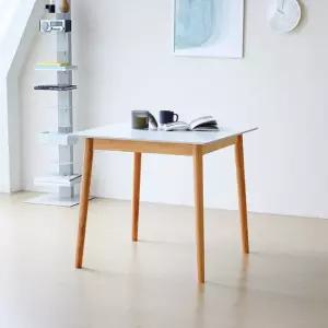 [베스트리빙] 스칸디 12T 포세린 통 세라믹 2인(800) 원목 식탁/식탁 단품