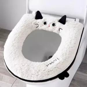 고양이 변기 차단 커버 깔끔한 관리 냄새 화장실 위생