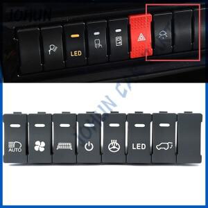 1개 자동차 LED 팬 후방 거울 접이식 스포트라이트 테일게이트 스위치 버튼 연결선 포함 이베코 데일리 액