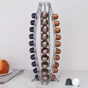 캡슐커피디스펜서/ 타원형 실버 캡술거치대 40구 YTd9+6VAt