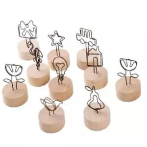 [문구] 메모 꽂이 디자인 집게 랜덤 엽서 정리 클립 정립