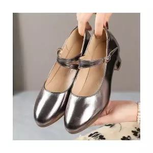 쉬헐크 여성 여친 신발 운동화 워킹화 진피 라틴댄스화 성인 구두 속굽 미들힐 댄스화 사교광장 댄스 빈티