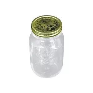 [골드스마일]콰트로 1000ML 공병 보르미올리 유리병 잼병 밀폐용기 원두보관용기