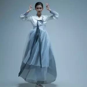 한국무용 의상 한복 현대 무용복 풀치마 한국무용의상