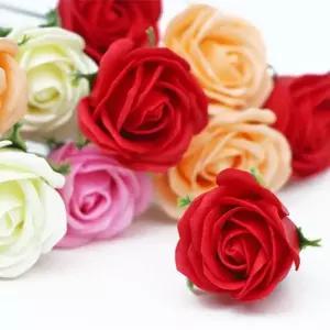 (리본케이알) 자나 미니 비누 장미꽃 5송이 선택1종 TDG8+4NgR