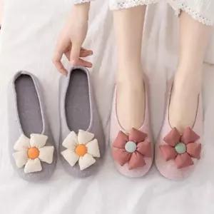 가벼운 경량 거실화 발편한 플라워 덧신 슬리퍼 실내화_24486507