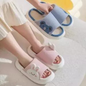 여름 커플 토끼 곰돌이 슬리퍼 거실화 사무실 실내화_24486603