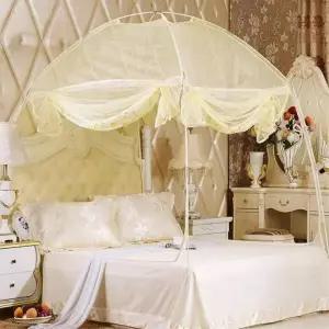 [콩심팥심]모기장 캠핑 텐트 베이지 사각 여름 120x200cm