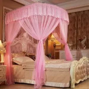 [콩심팥심]모기장 침대 커버 레이스 사각 180x220cm