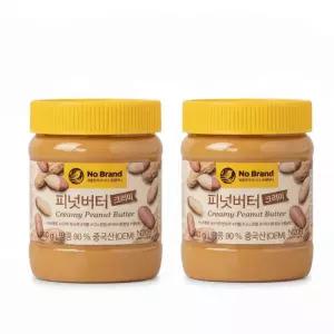 노브랜드 피넛버터 크리미 340g X 2개