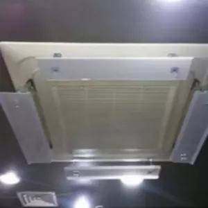 에어컨 바람막이 날개 에어센 가림막 스프링 천장형에어컨바람막이