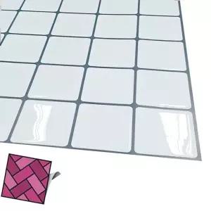 스티커 큰바둑판 바닥 벽지 벽타일 S59 벽스티커 타일 벽 시트지 접착식 월 붙이는타일 욕실 카페 거실