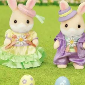 실바니안가챠 실바니안 패밀리 마가렛 토끼 커플세트 인형 피규어 장난감