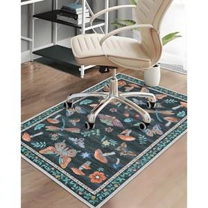 하드우드 바닥용 CAREMIE 사무실 의자 매트, 롤링 카펫용 버섯 48