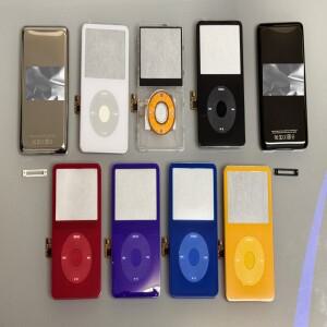 iPod Classic 5Gen 블랙 흰색 투명 보라색 블루 노란색 레드 전면 케이스 패널 Ipod Video A1136